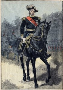 Porträt von Felix Gustave Saussier (1828-1905), französischer General. Illustration in „Le Pelerin“ vom 16. Januar
