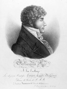 Porträt von Ferdinando Paer (1771 - 1839). Er war Kapellmeister von Napoleon I. und dann Direktor der Opéra Comique von Unknown artist