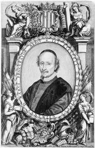 Porträt von Francesco Grimani, venezianischer Geistlicher des 16. Jahrhunderts. Er war Bischof und Patriarch von Venedig. Gravur. von Unknown artist
