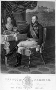 Porträt von Franz I., König der beiden Sizilien von Unknown artist