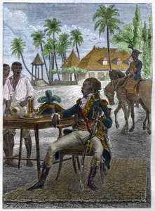 Porträt von François Dominique Toussaint, genannt „Toussaint-Louverture“ von Unknown artist
