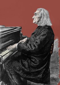 Porträt von Franz Liszt (1811-1886), ungarischer Klavierkomponist und Pianist. von Unknown artist