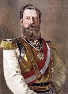 Porträt von Friedrich III. (1831-1888), Kaiser von Deutschland und König von Preußen