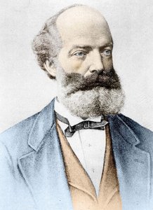 Porträt von Friedrich August Kekulé von Stradonitz, deutscher Chemiker (Darmstadt)