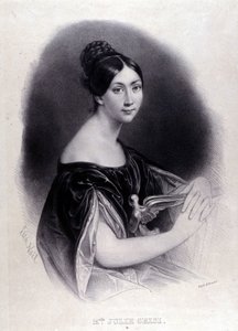 Porträt von Giulia Grisi, italienische Sopranistin von Unknown artist
