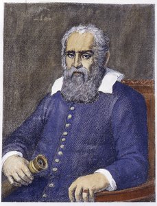 Porträt von Galileo Galilei (1564 - 1642) von Unknown artist