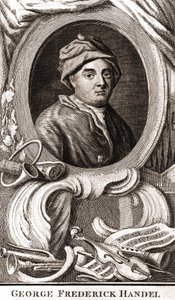 Porträt von Georg Friedrich Händel von Unknown artist