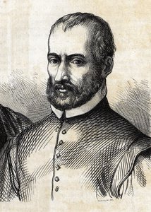 Porträt von Giovanni Pierluigi da Palestrina (1525 - 1594), italienischer Komponist.