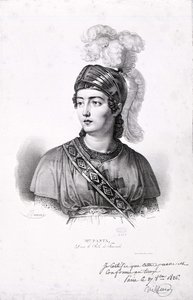 Porträt von Giuditta Pasta (1797-1865). von Unknown artist
