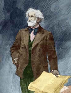 Porträt von Giuseppe Verdi (1813-1901), italienischer Komponist. von Unknown artist
