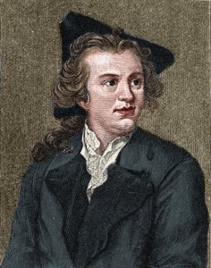 Porträt von Gotthold Ephraim Lessing (1729-1781), deutscher Schriftsteller und Dramatiker