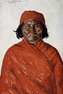Porträt von Geronimo, Apache-Häuptling