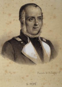 Porträt von Guglielmo Pepe (1783 - 1855)