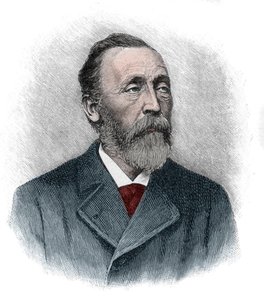 Porträt von Heinrich von Stephan (1831-1897) Generalpostdirektor des Deutschen Reiches, der den deutschen Postdienst reorganisierte von Unknown artist