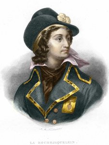 Porträt von Henri du Vergier, Graf von La Rochejaquelein, General Vendeen, Gravur von 1854 von Unknown artist