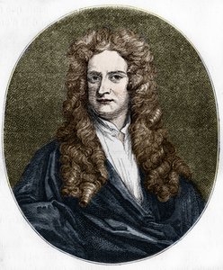Porträt von Isaac Newton (1642-1727), englischer Physiker. von Unknown artist