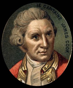 Porträt von James Cook, britischer Seefahrer