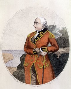 Porträt von James Cook (1728 - 1779) von Unknown artist