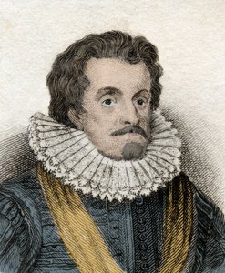 Porträt von James I. (James 1st Stuart) (1566-1625), König von England und Irland (oder James VI., König von Schottland). Gravur des 19. Jahrhunderts von Unknown artist