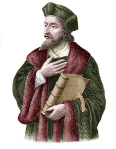 Porträt von Jan Hus (oder Jean Huss)