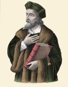 Porträt von Jan Hus (oder Jean Huss)
