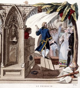 Porträt von Jean-Francois Galaup, Comte de La Perouse