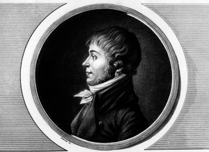 Porträt von Jean Antoine Joseph Debry oder De Bry (1760-1834), Abgeordneter von Aisne im Nationalkonvent. Gravur in 
