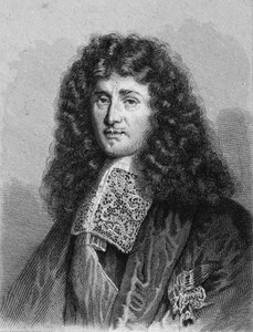 Porträt von Jean Baptiste (Jean-Baptiste) Colbert (1619-1683), französischer Politiker - in „Histoire des Français“ von Lavallée, Gravur, undatiert. von Unknown artist
