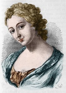 Porträt von Jeanne Agnes Berthelot de Plemont, genannt Madame la Marquise de Prue (1698-1727).