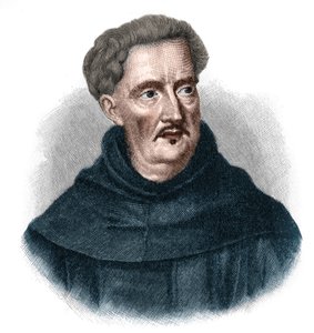 Porträt von Johann Ulrich Megerle, genannt Abraham a Sancta (Santa) Clara 1607-1680. Beliebter Prediger des österreichischen Barocks. von Unknown artist