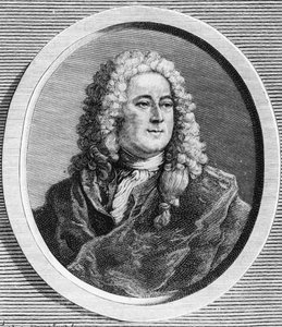 Porträt von John Law (1671 - 1729), schottischer Finanzier, der 1720 den Bankrott verursachte von Unknown artist