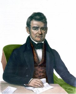 Porträt von John Ross, Gravur 1843