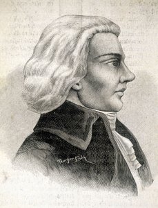 Porträt von Julien-Louis Geoffroy, Kritiker (1743 - 1814) - in „Les Contemporains“, n.d. späte 19. Jahrhundert von Unknown artist