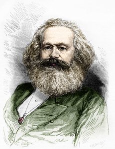 Porträt von Karl Marx