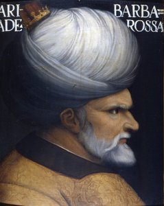 Porträt von Khayr Al-Din Barbarossa (1476-1546), Gründer mit seinem Bruder der Regentschaft von Algier