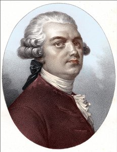 Porträt von Lekain (Henri Louis Cain, Henri-Louis Le Kain) (1729-1778) von Unknown artist