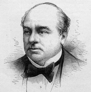 Porträt von Leopold Barre, französischer Schauspieler, Mitglied der Comédie-Française von 1858 bis 1888. Gravur in „Le Monde Illustré“ Nr. 1168 vom 16. August 1879 von Unknown artist