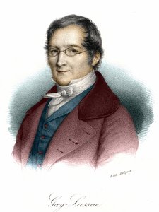 Porträt von Louis-Joseph Gay-Lussac (1778-1850), französischer Physiker und Chemiker. Gravur des 19. Jahrhunderts