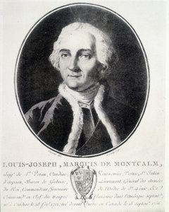 Porträt von Louis Joseph, Marquis de Montcalm (1712-1759), französischer Militär von Unknown artist