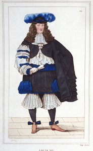 Porträt von Ludwig XIV. (1638 - 1715), König von Frankreich