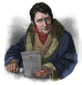 Porträt von Ludwig Börne (1786-1837), deutscher Schriftsteller.