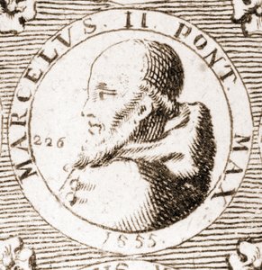 Porträt von Marcel II (1501 - 1555) von Unknown artist