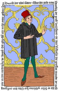 Porträt von Marco Polo.