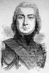 Porträt von Marschall Bessières, Herzog von Istrien (1768 - 1813) - in „Les Contemporains“, n.d. späte 19. Jahrhundert