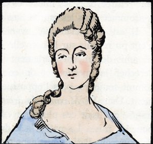 Porträt von Marie Gouze, genannt Olympe de Gouges von Unknown Artist