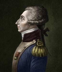 Porträt von Marie Joseph Gilbert Motie Motier, Marquis de Lafayette (1757-1834), französischer Aristokrat und Militär von Unknown artist