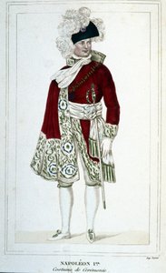 Porträt von Napoleon I. (1769-1821) in Zeremonialkostüm von Unknown artist