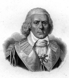 Porträt von Paul de Barras (1755-1829), französischer Politiker, Radierung des 19. Jahrhunderts von Unknown artist
