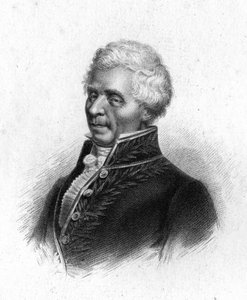 Porträt von Pierre Simon, Marquis de Laplace, Astronom (1749-1827), Kupferstich 1833 von Unknown artist