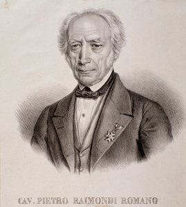 Porträt von Pietro Raimondi (Gravur) von Unknown artist